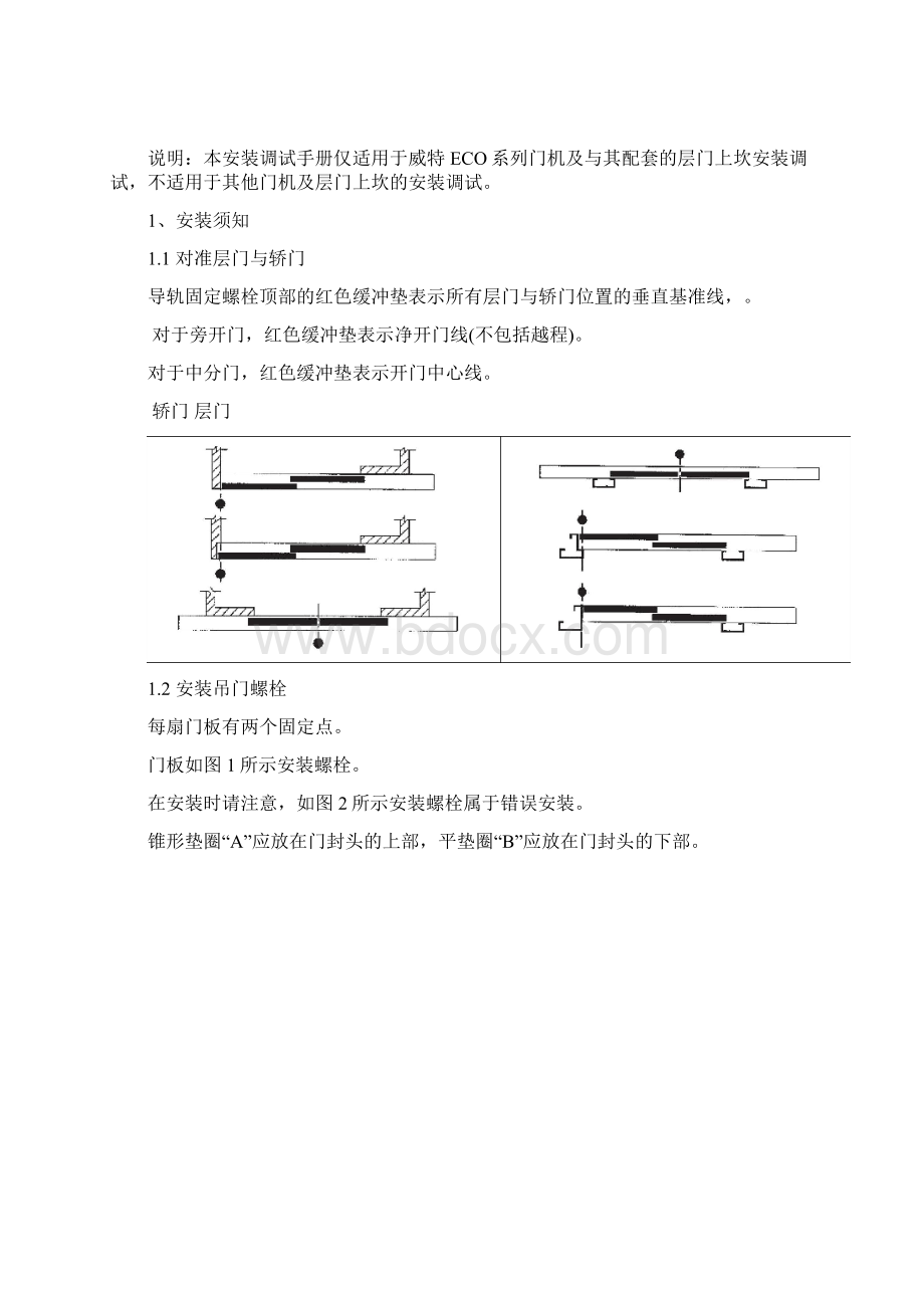 威特变频门机安装调试手册Word下载.docx_第2页