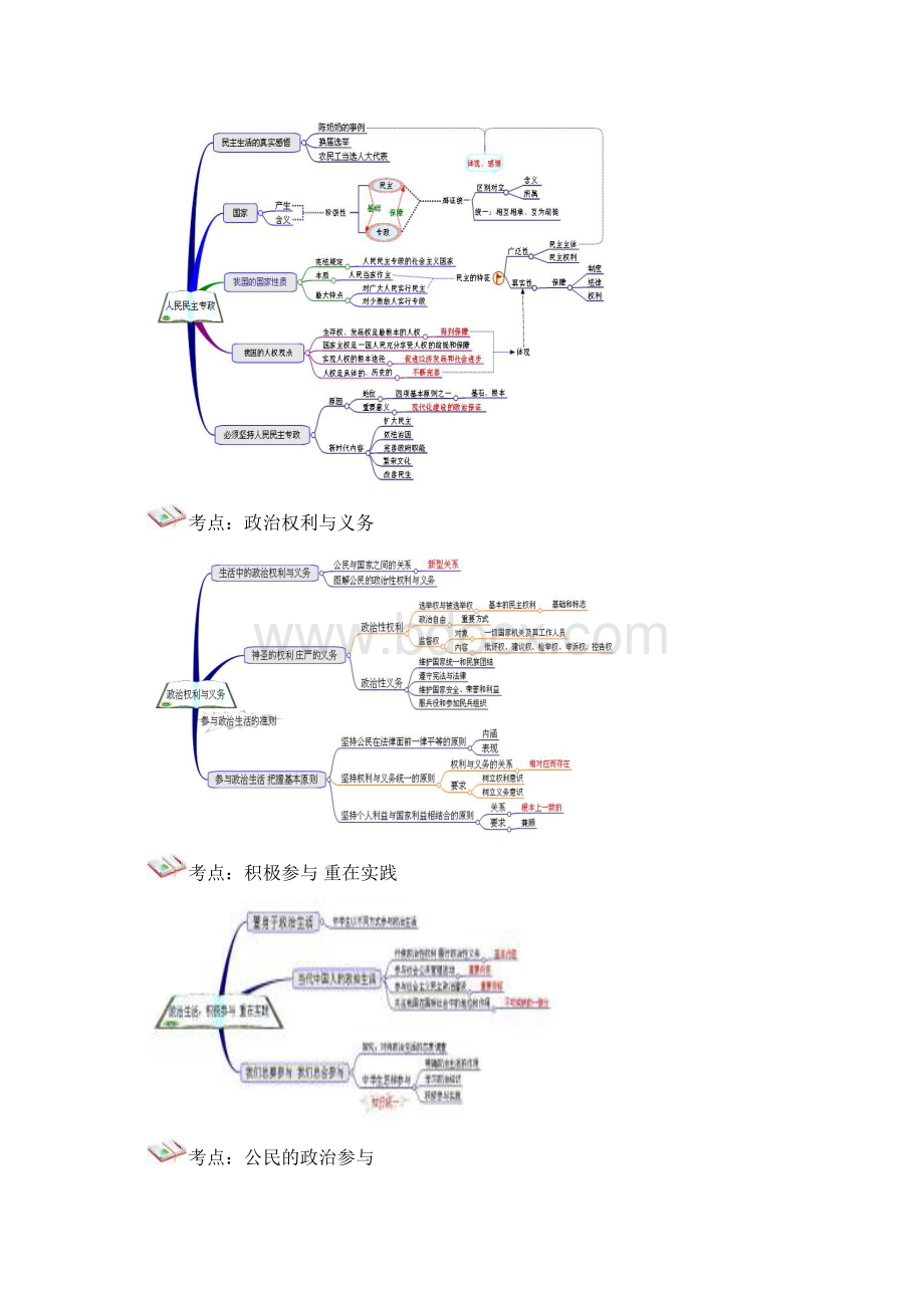 思维导图政治生活部分53177.docx_第2页