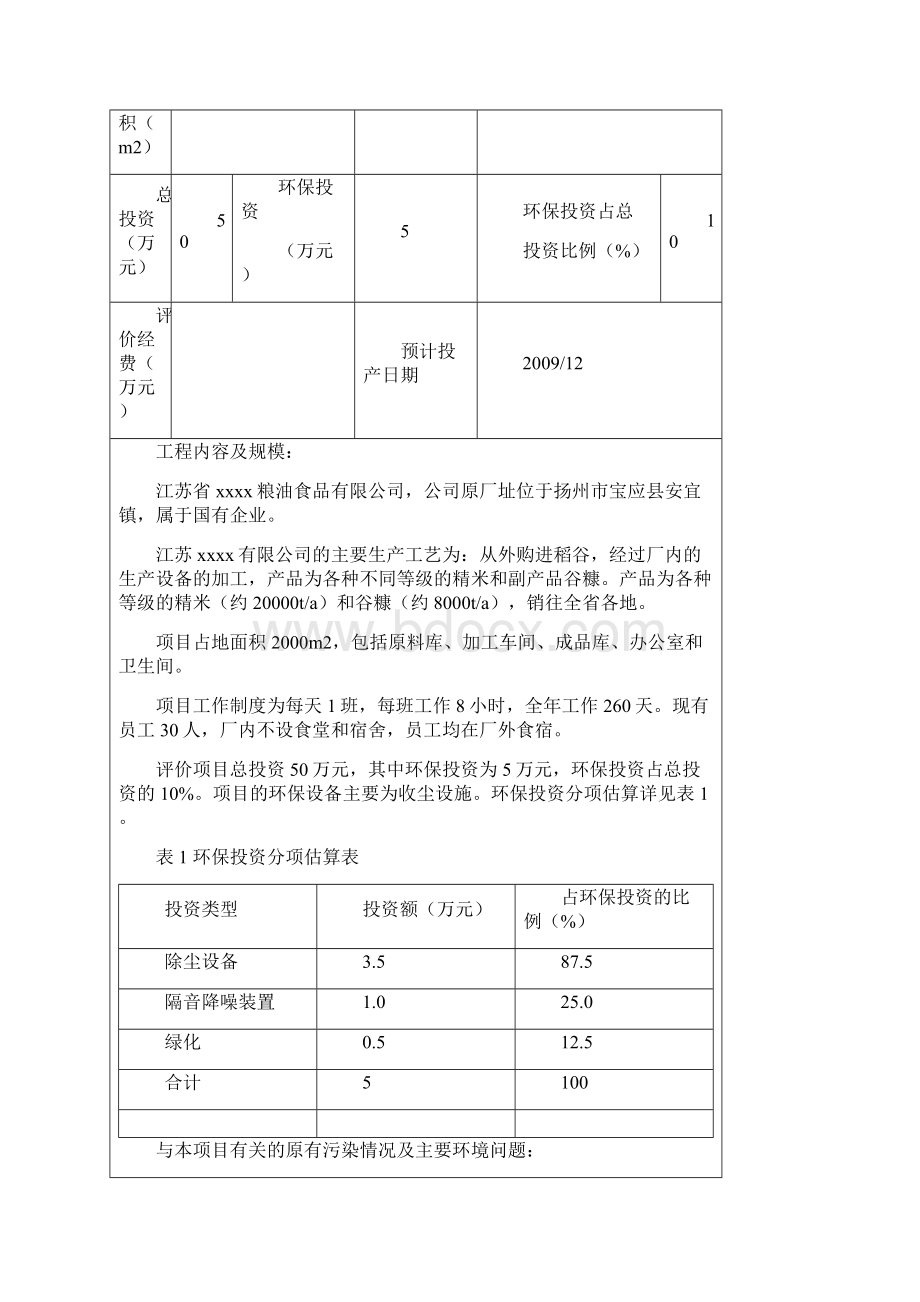 米糠油加工项目环评报告表.docx_第2页