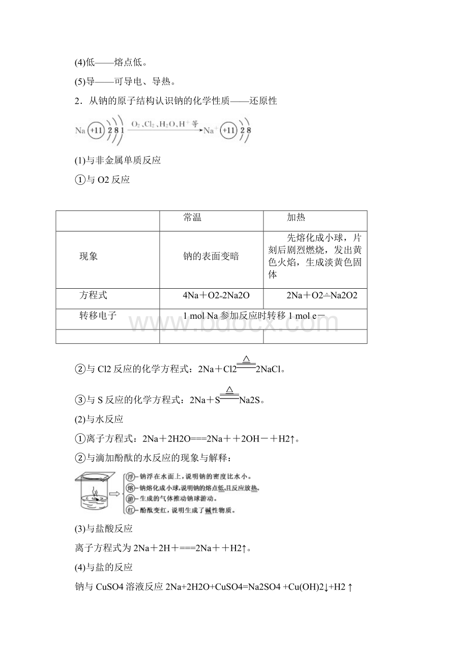 高一化学必修一基础知识重点强化第1章认识化学科学概要.docx_第2页