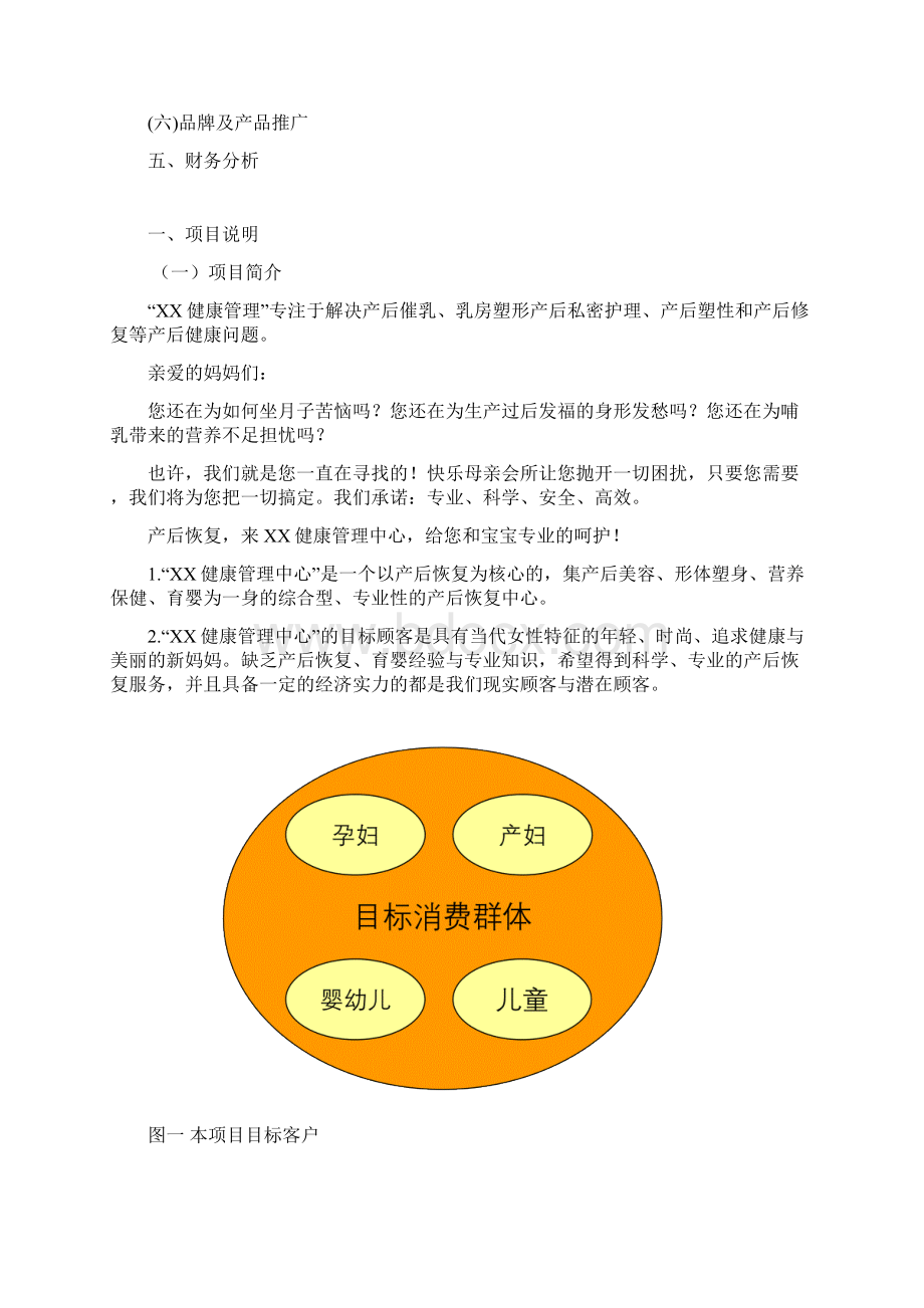 产后康复连锁加盟店商业计划书.docx_第2页