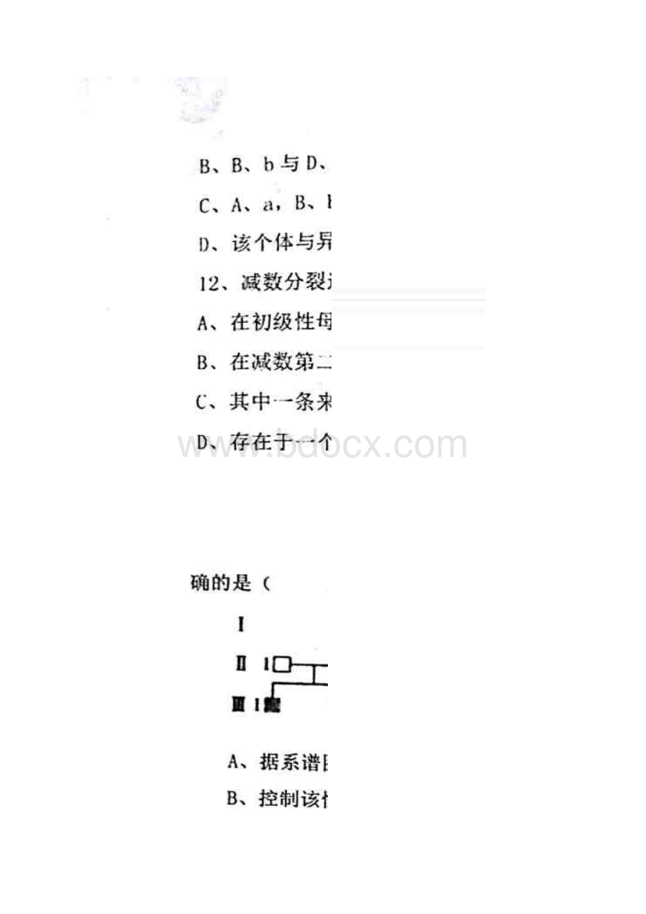 学年山东省蒙阴县第一中学高二上学期期中考试生物试题.docx_第3页