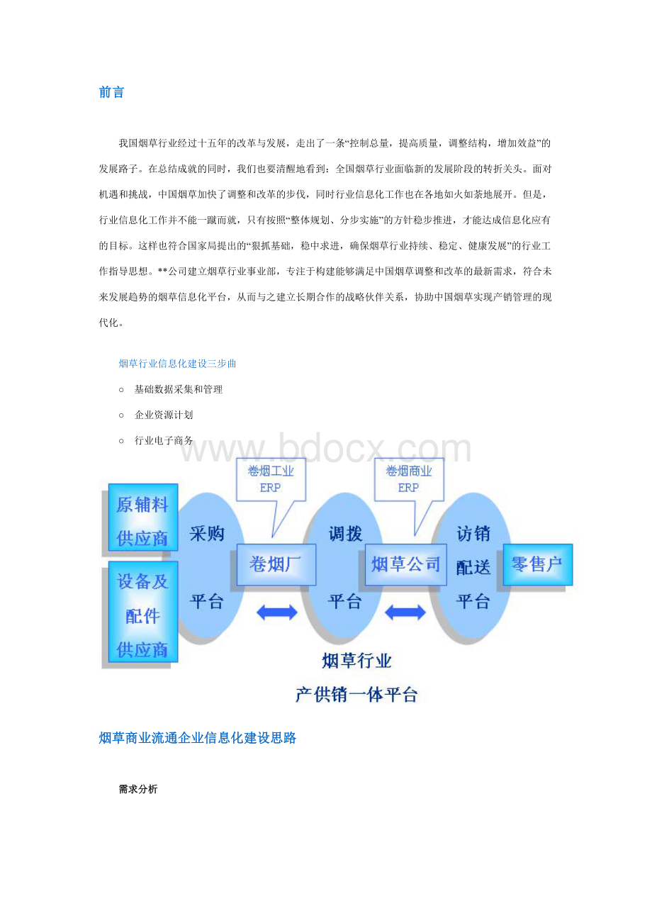 烟草行业信息化建设.doc