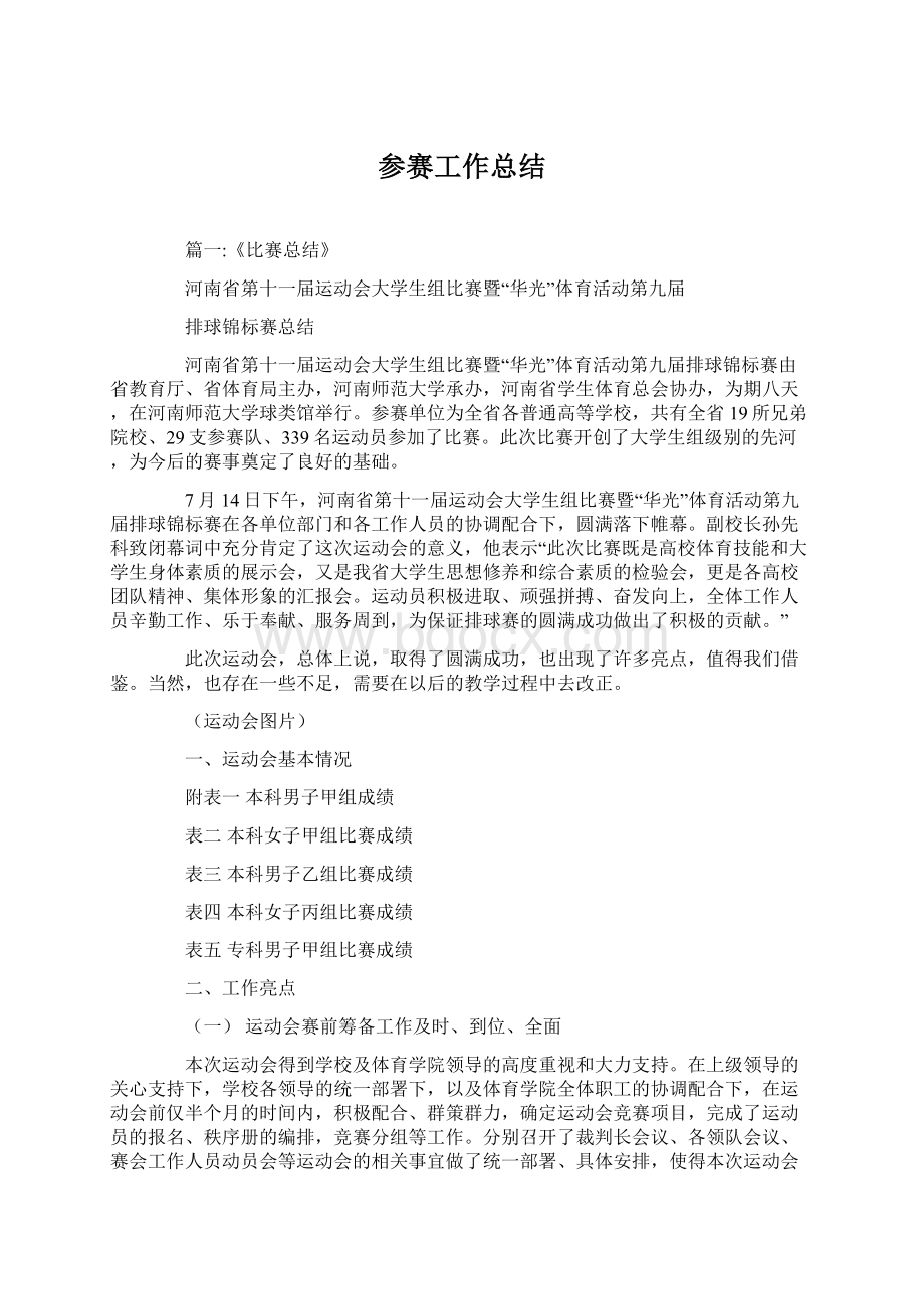 参赛工作总结.docx