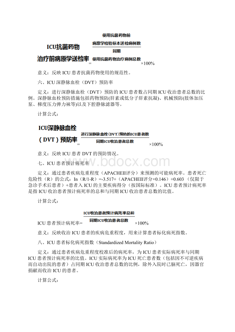 重症医学专业医疗质量控制指标版.docx_第3页