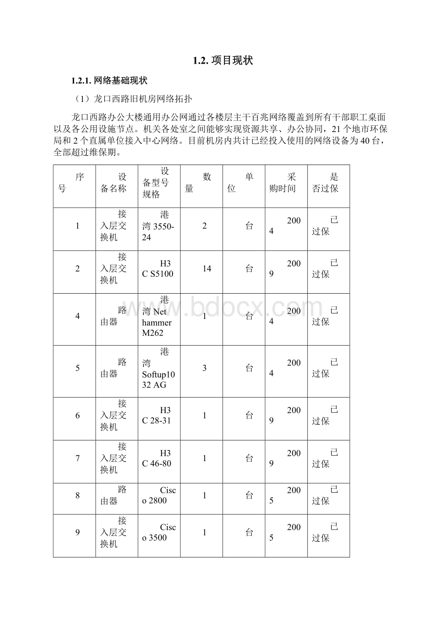 广东省环境保护厅信息系统硬件维护项目建设方案.docx_第2页