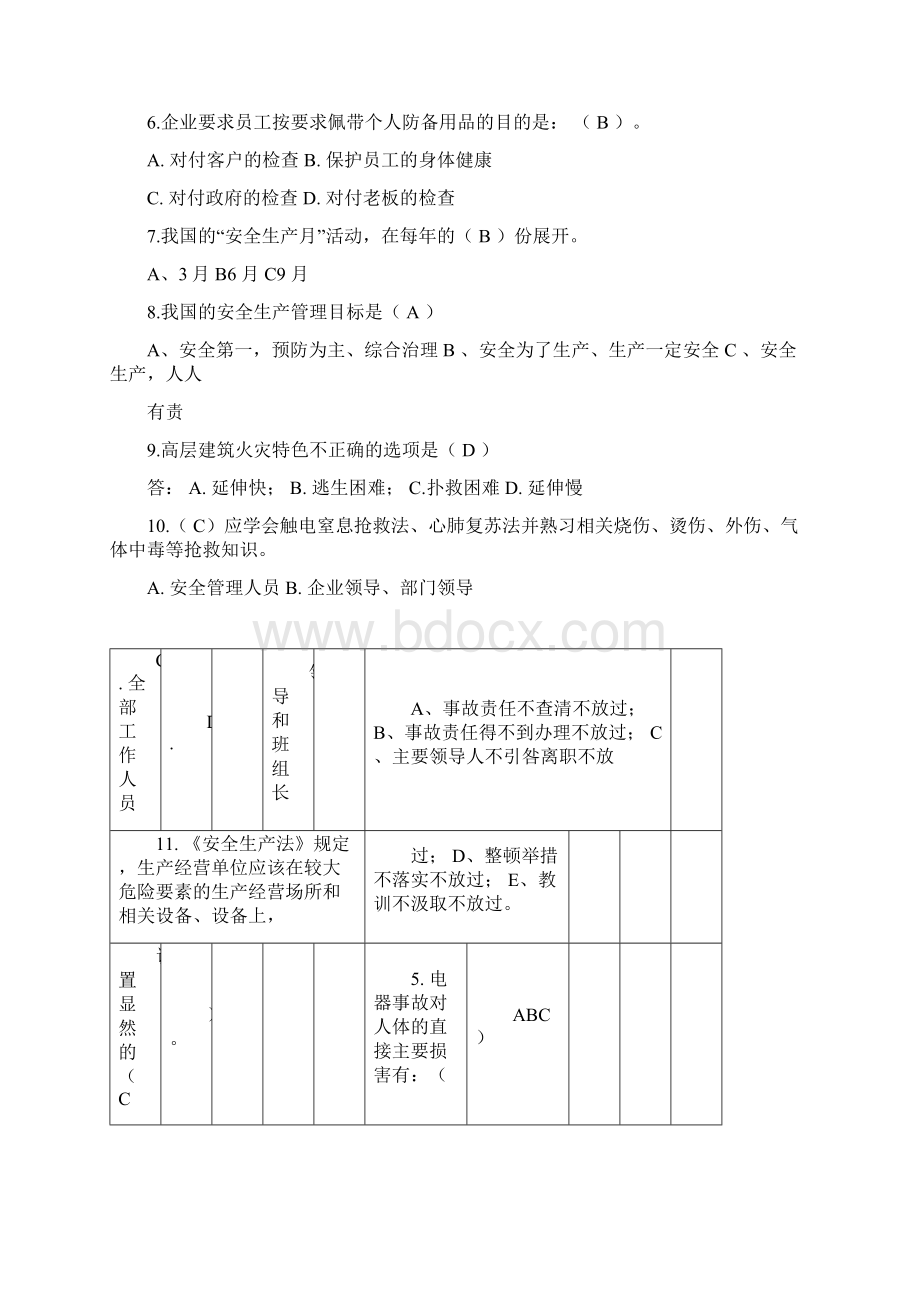 办公室安全试题答案Word文档下载推荐.docx_第3页