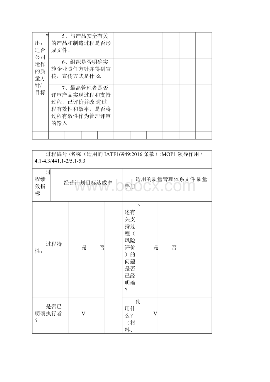 IATF16949内部审核检查表.docx_第3页