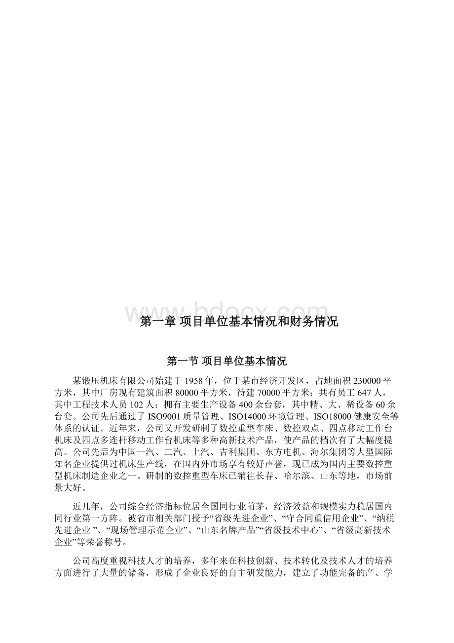 数控重型车床项目资金申请报告.docx_第2页