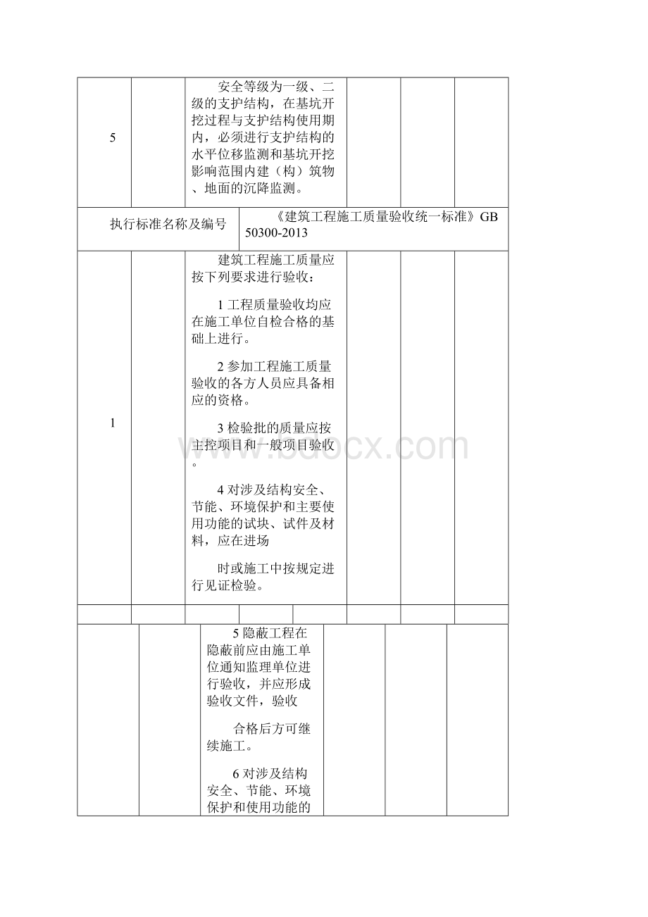 强制性条文检查记录表土建通用部份Word文档格式.docx_第2页