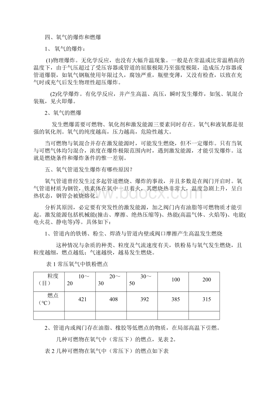 氧气安全知识培训材料教学提纲Word文档格式.docx_第2页