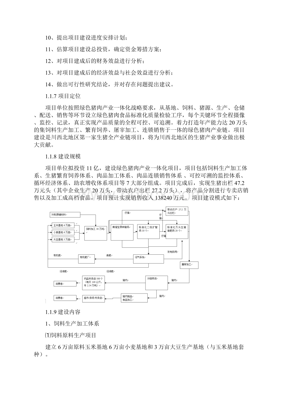 新版绿色猪肉产业一体化项目建设可行性研究报告.docx_第3页