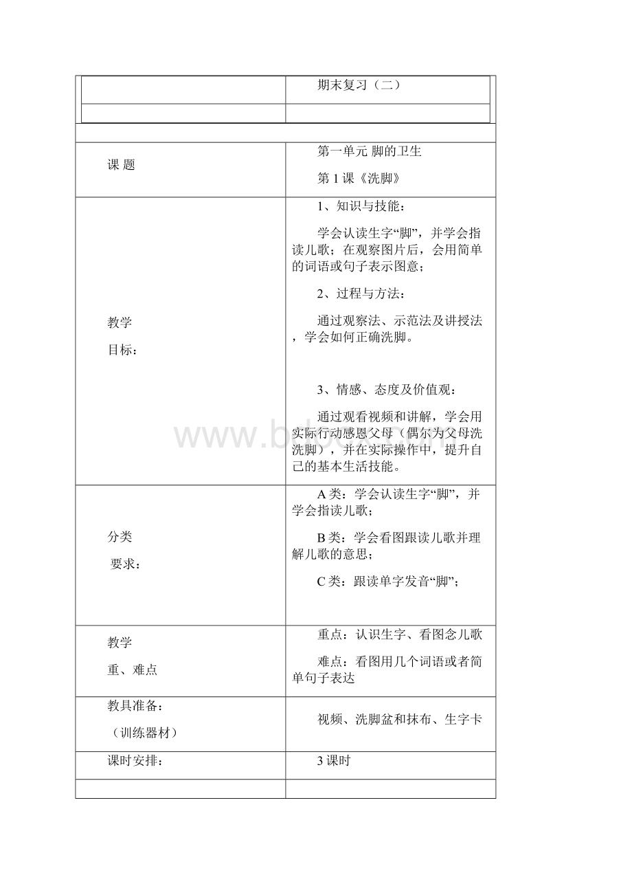 培智实用语文第六册语文教案.docx_第3页