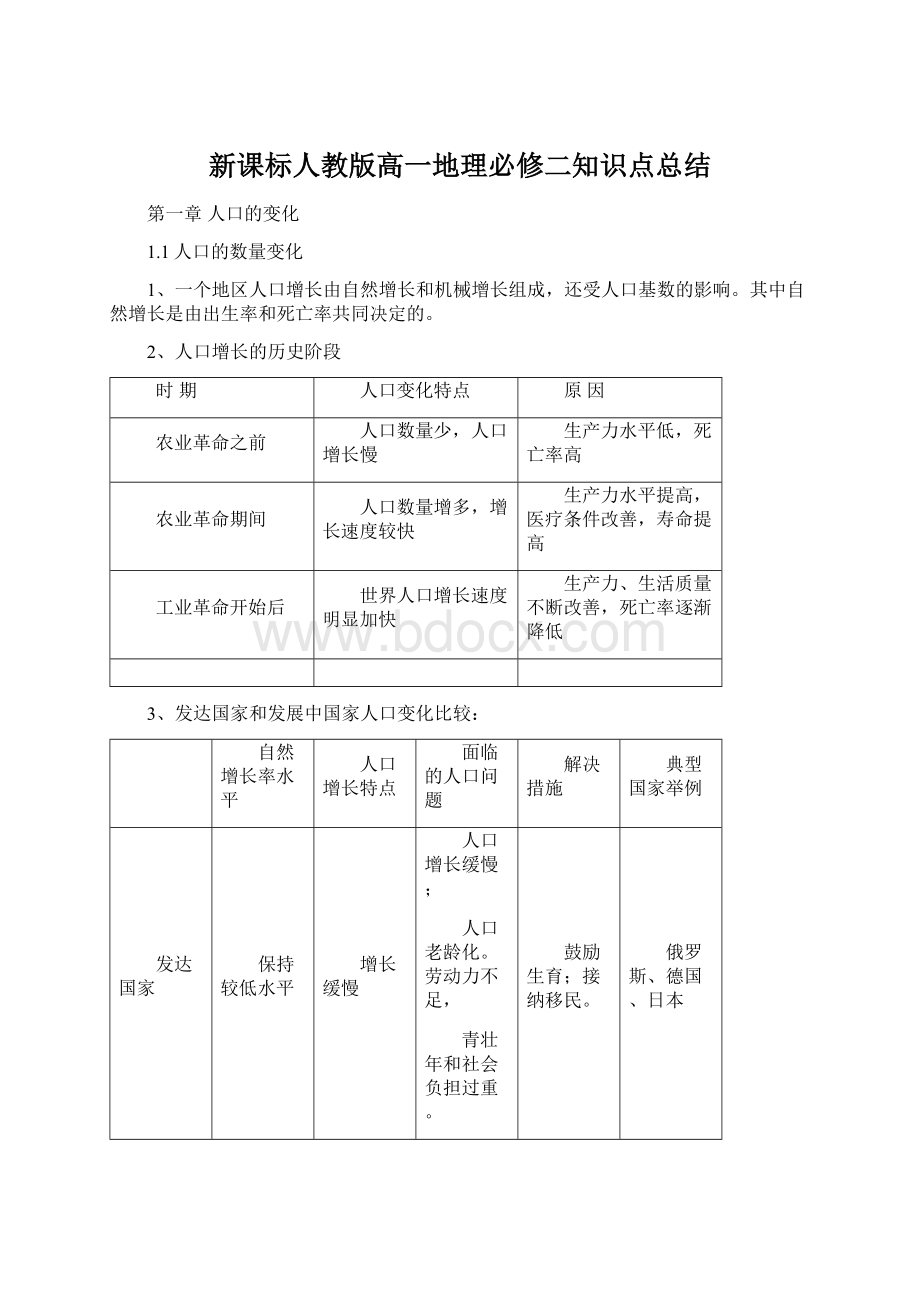 新课标人教版高一地理必修二知识点总结Word文件下载.docx_第1页