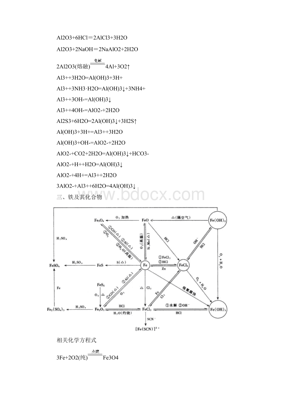 7A文高中化学镁铝铁知识归纳Word文档格式.docx_第3页