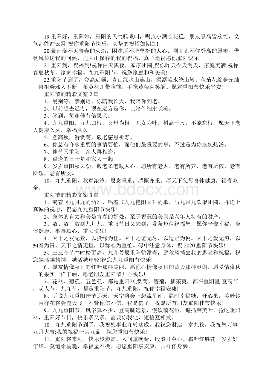 重阳节的精彩文案3篇.docx_第2页