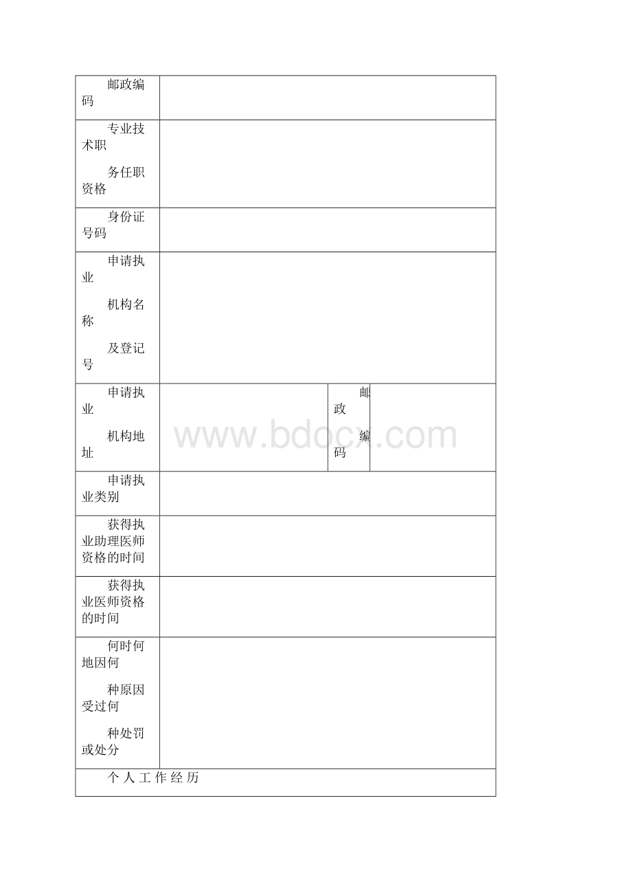 执业医师注册表大全最新版新编.docx_第3页