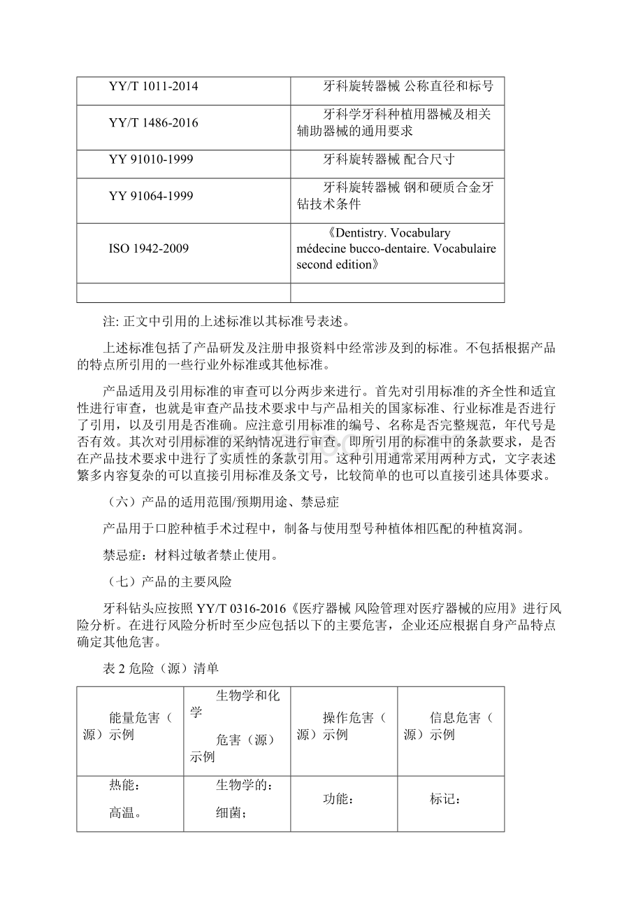 牙科钻头注册技术审查指导原则.docx_第3页