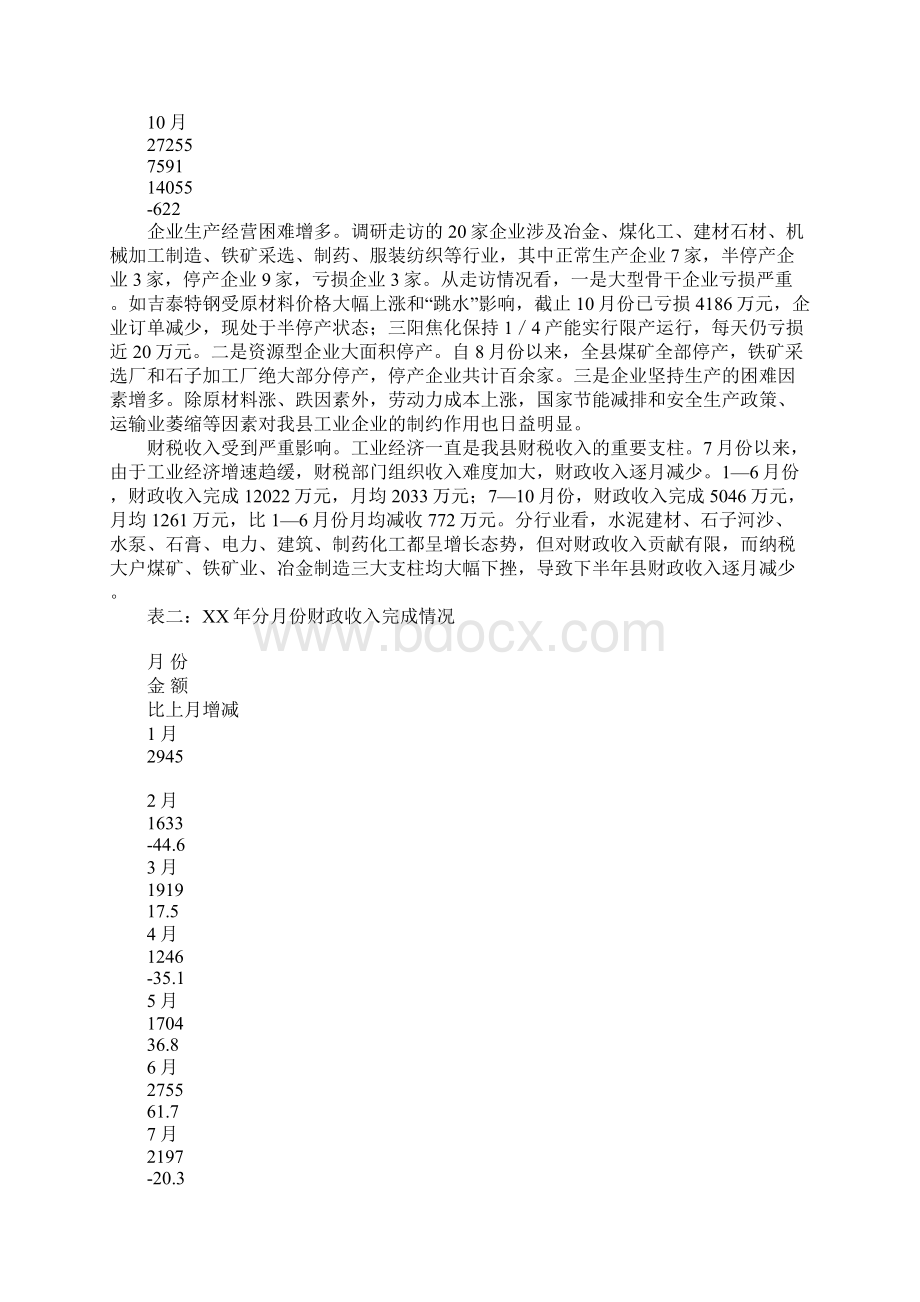 关于工业经济运行情况的调研报告.docx_第2页