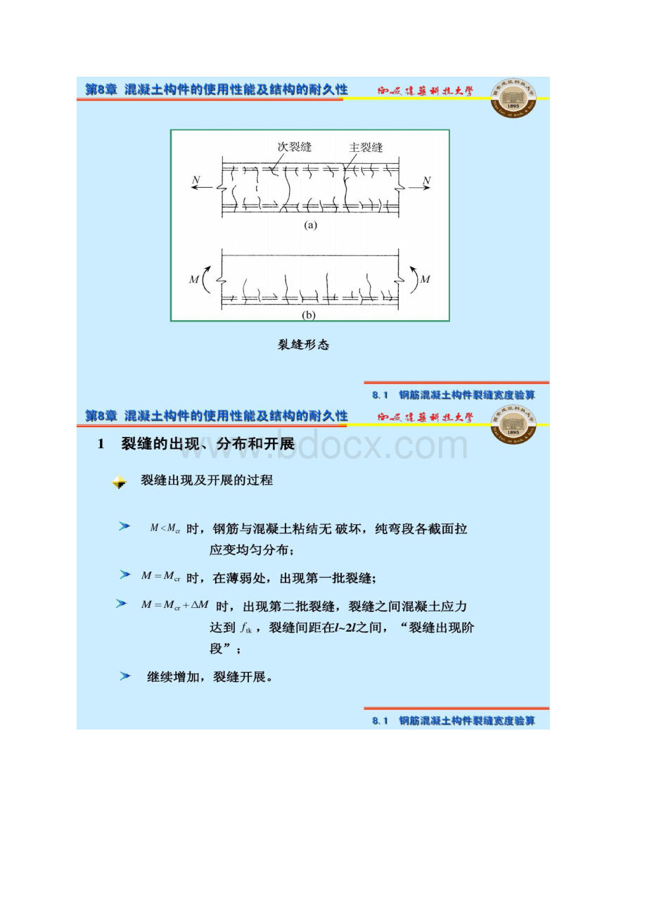 第8章 混凝土构件的使用性能及结构的耐久性Word文档下载推荐.docx_第3页