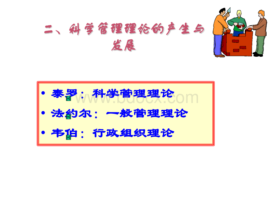 科学管理理论的产生与发展PPT文档格式.pptx