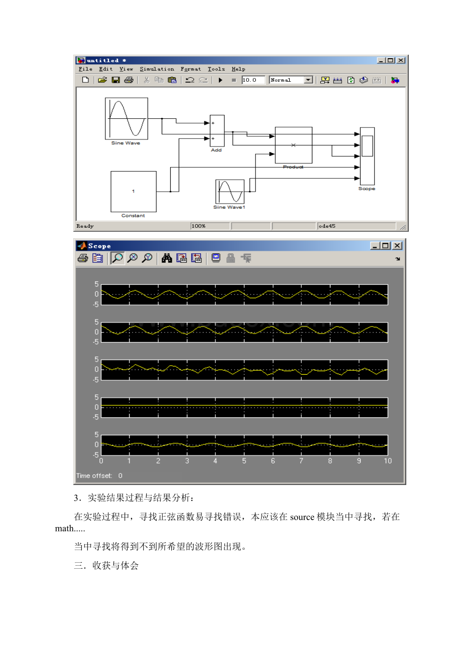 通信原理概论实验报告213551计科1班甘勇航Word格式文档下载.docx_第3页