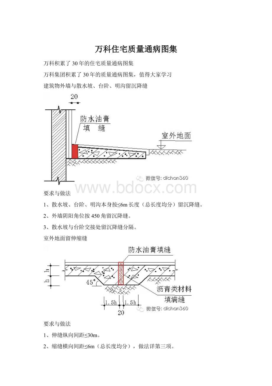 万科住宅质量通病图集文档格式.docx