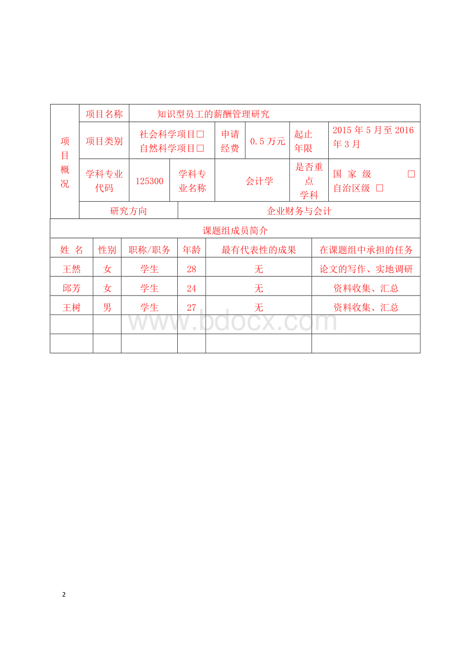 知识型员工的薪酬管理研究开提报告.docx_第2页