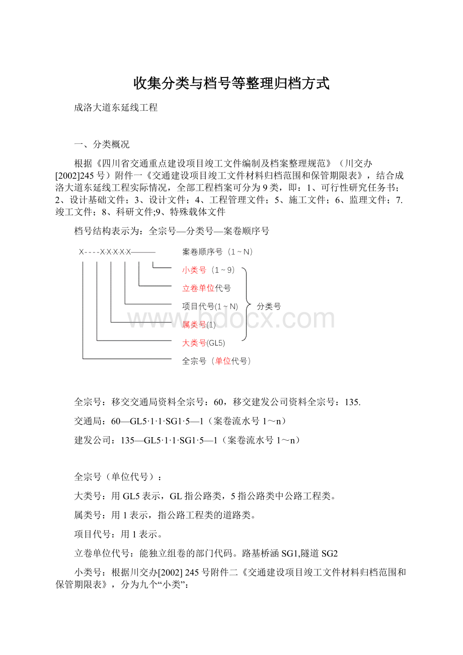 收集分类与档号等整理归档方式.docx_第1页