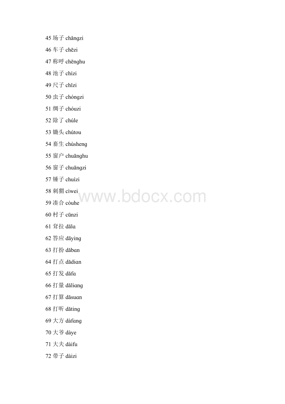 普通话水平测试用必读轻声词语表新大纲Word文档下载推荐.docx_第3页