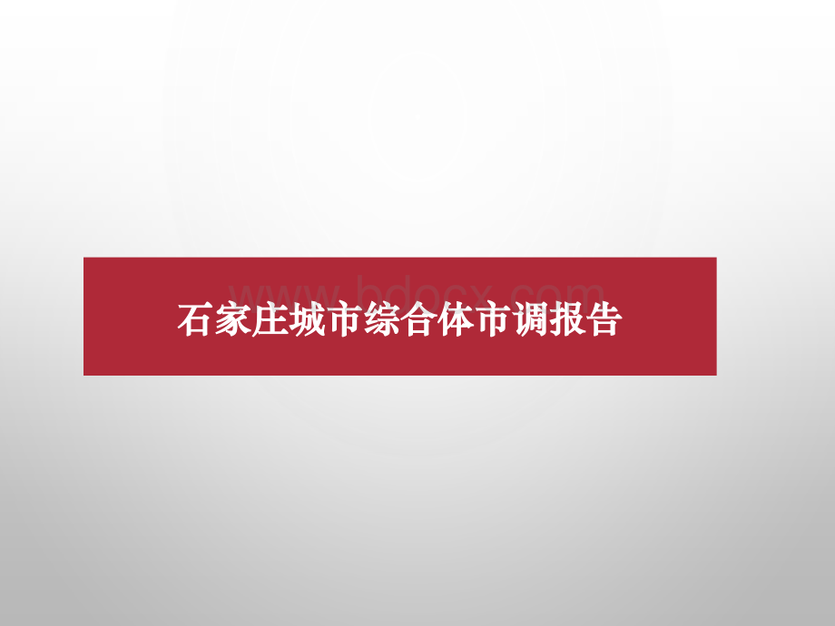 石家庄商圈市场调查PPT文件格式下载.ppt