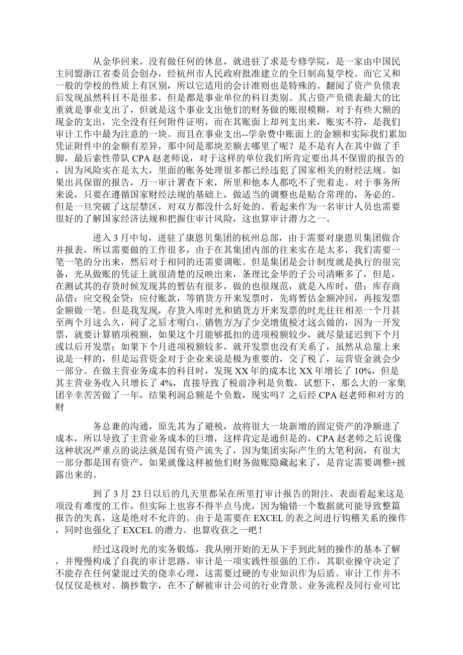 审计的实习报告七篇Word格式.docx_第3页