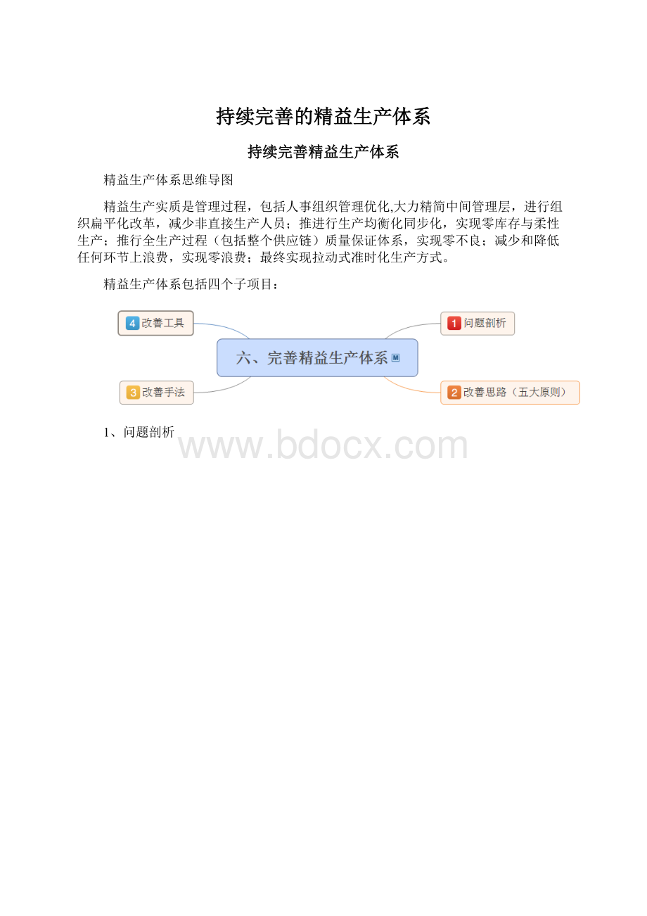 持续完善的精益生产体系Word格式文档下载.docx