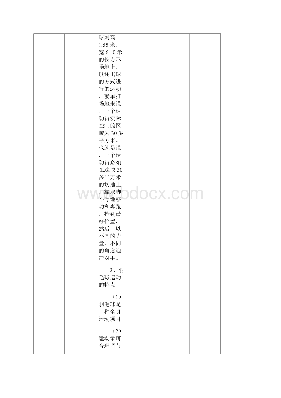 羽毛球教案全文档格式.docx_第3页