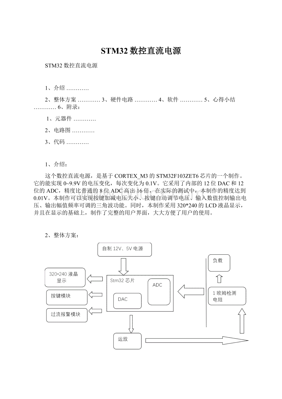 STM32数控直流电源文档格式.docx_第1页