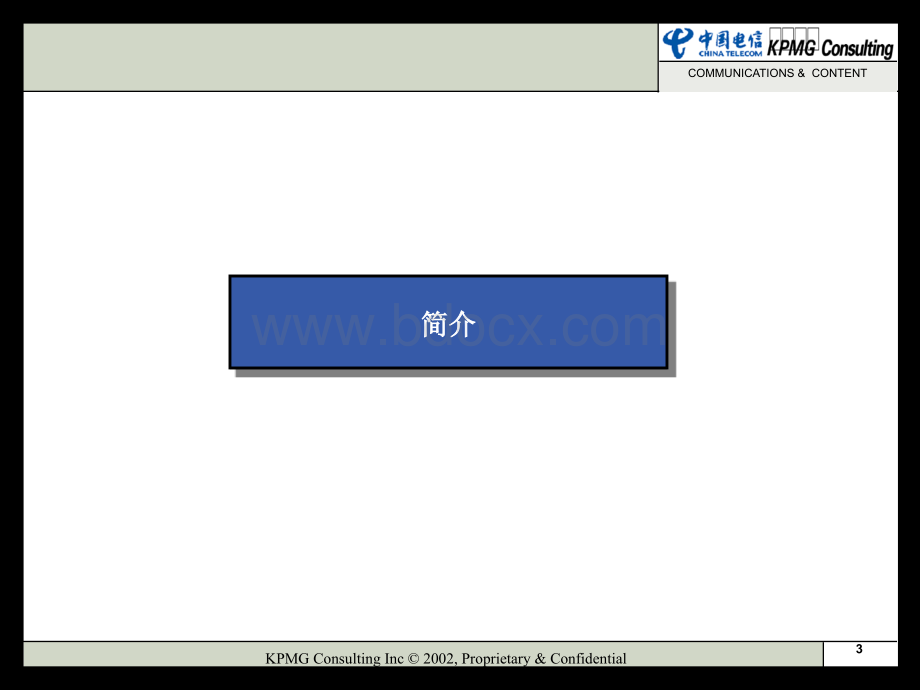 毕马威给中国电信做的项目管理报告.ppt_第3页