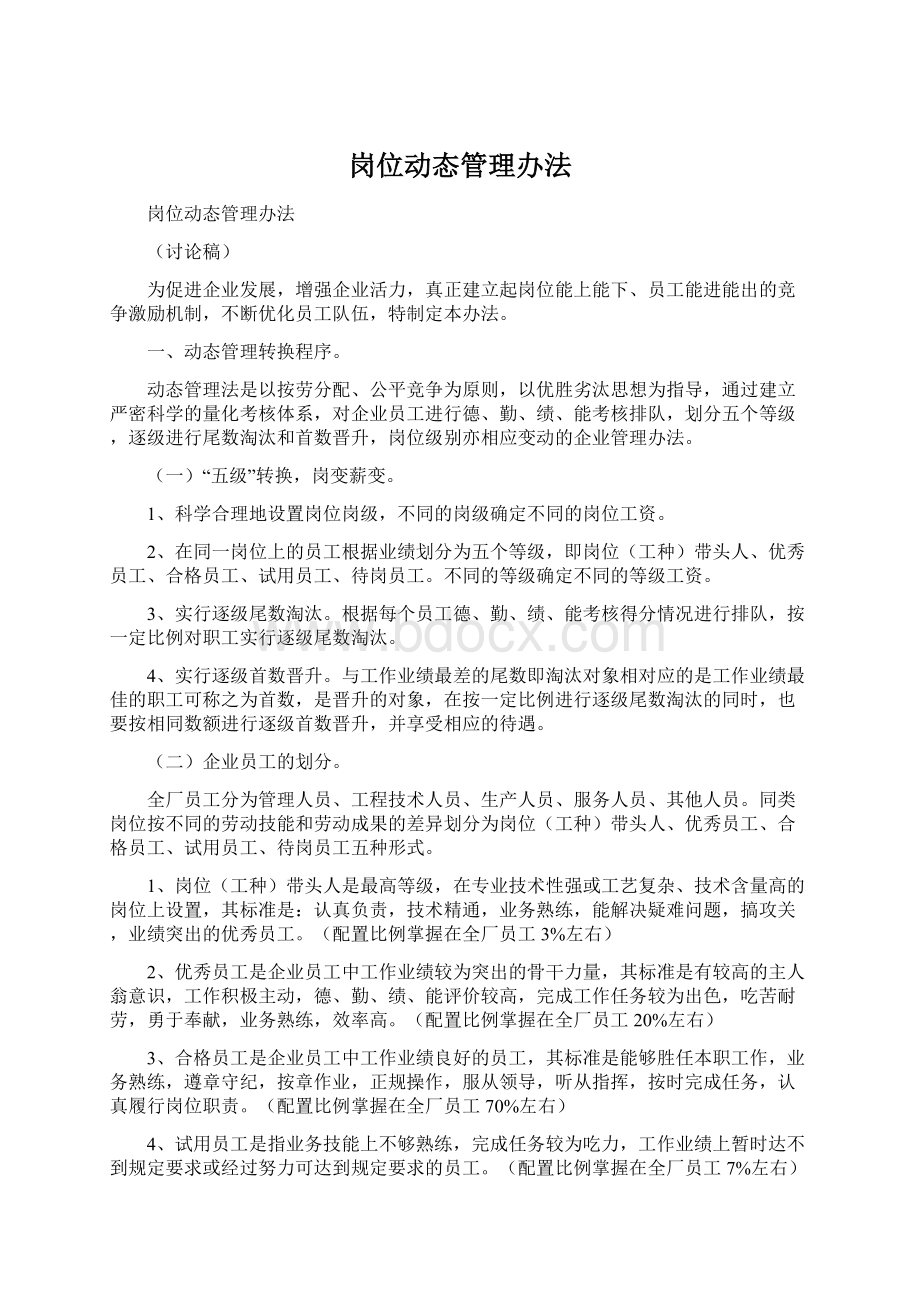 岗位动态管理办法Word文件下载.docx_第1页