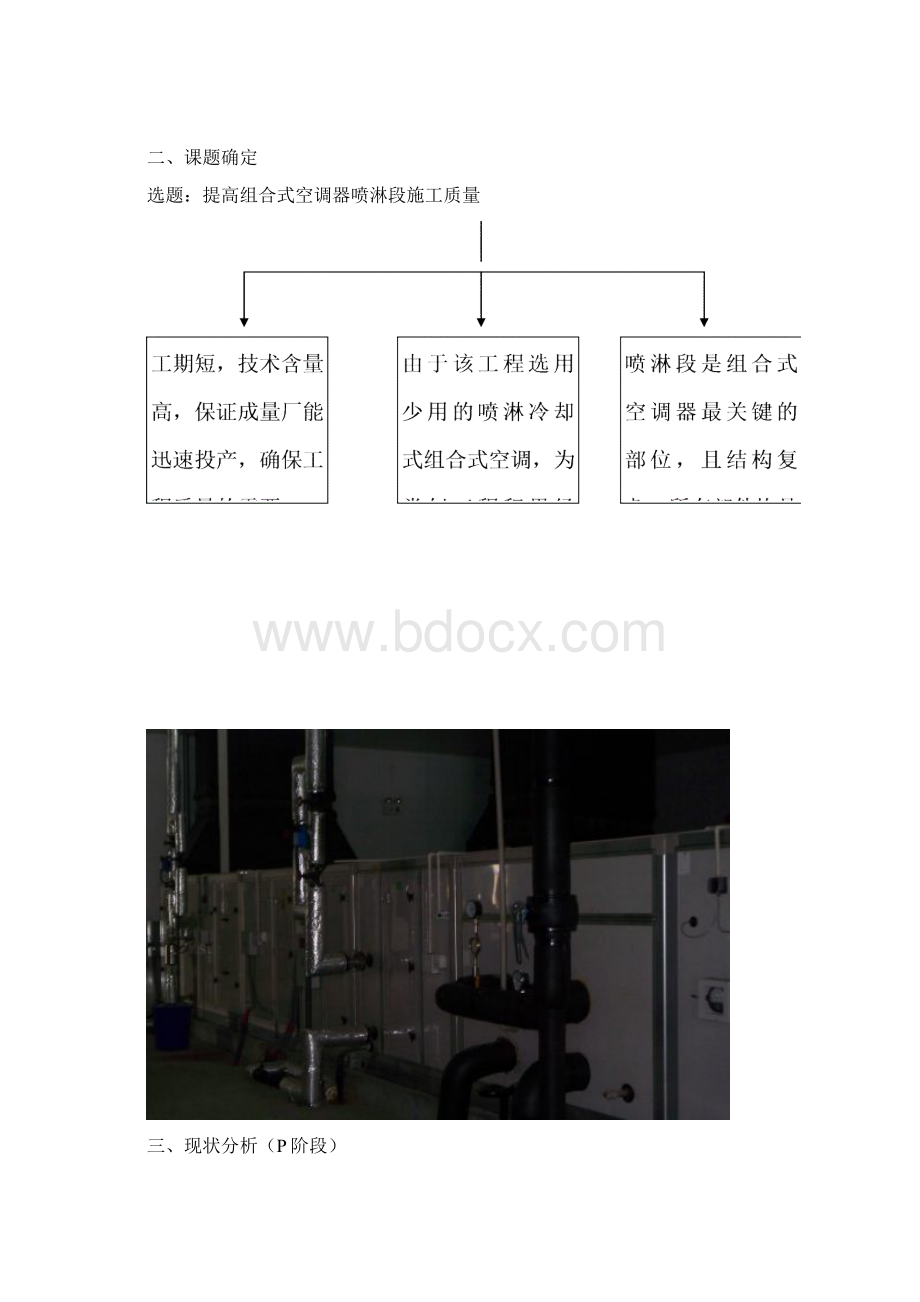 细致策划精心施工提高组合式空调器喷淋段施工质量文档格式.docx_第3页