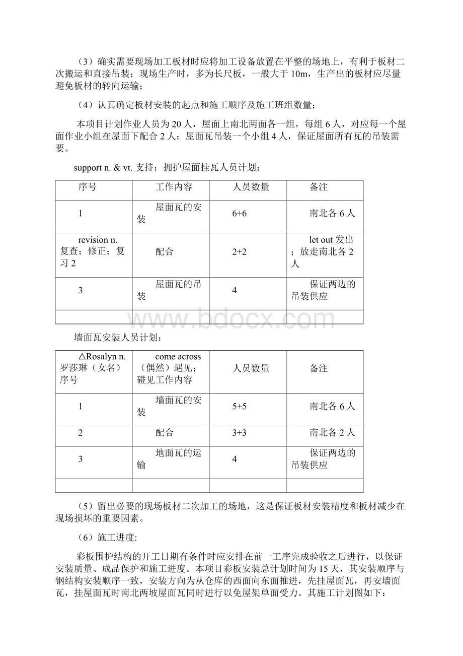 钢构围护彩钢板施工方案DOC汇编文档格式.docx_第3页