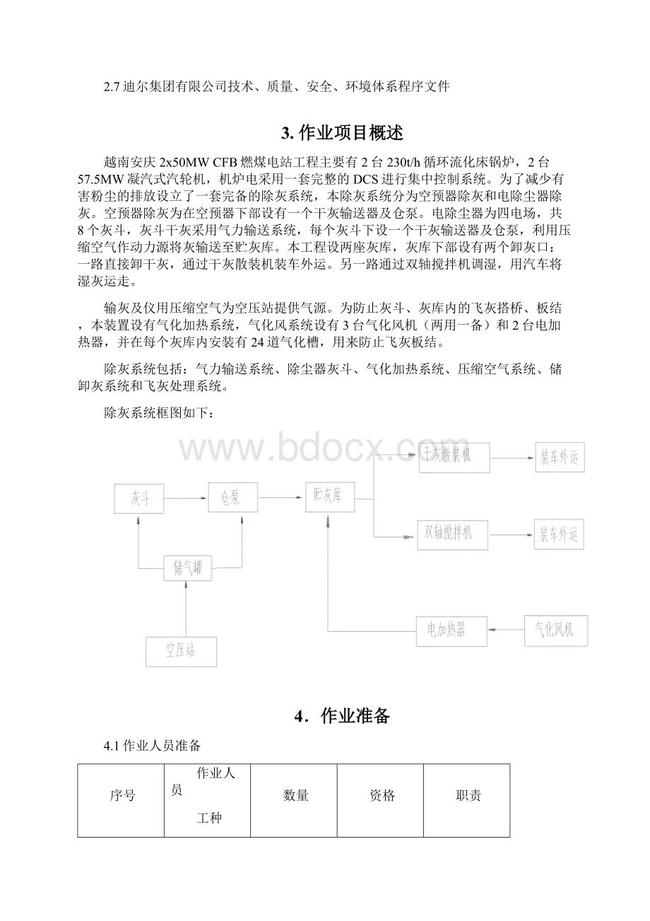 锅炉除灰系统安装作业指导书Word格式.docx_第2页