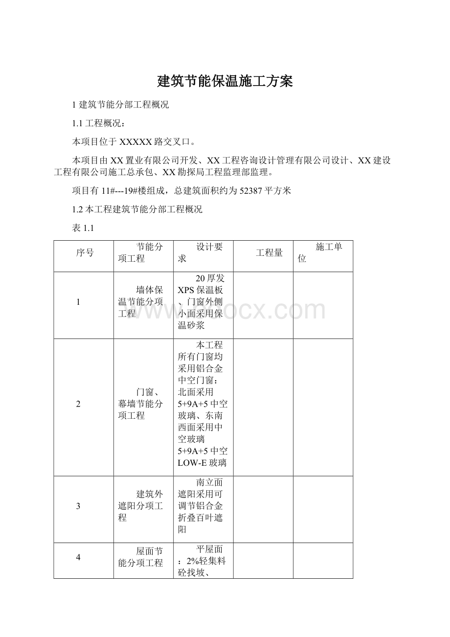 建筑节能保温施工方案Word格式.docx_第1页