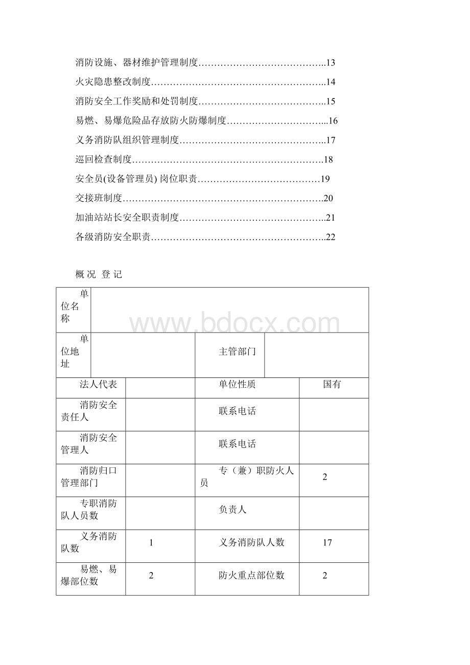 某加油站消防安全管理档案Word文档格式.docx_第2页