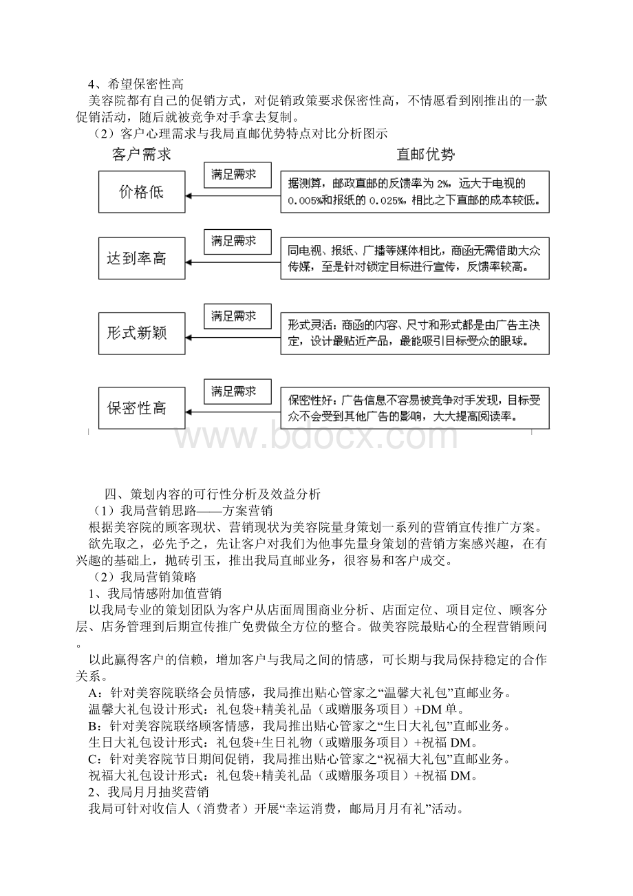 XX品牌美容院市场开发贴心管家直邮产品营销策划方案.docx_第3页