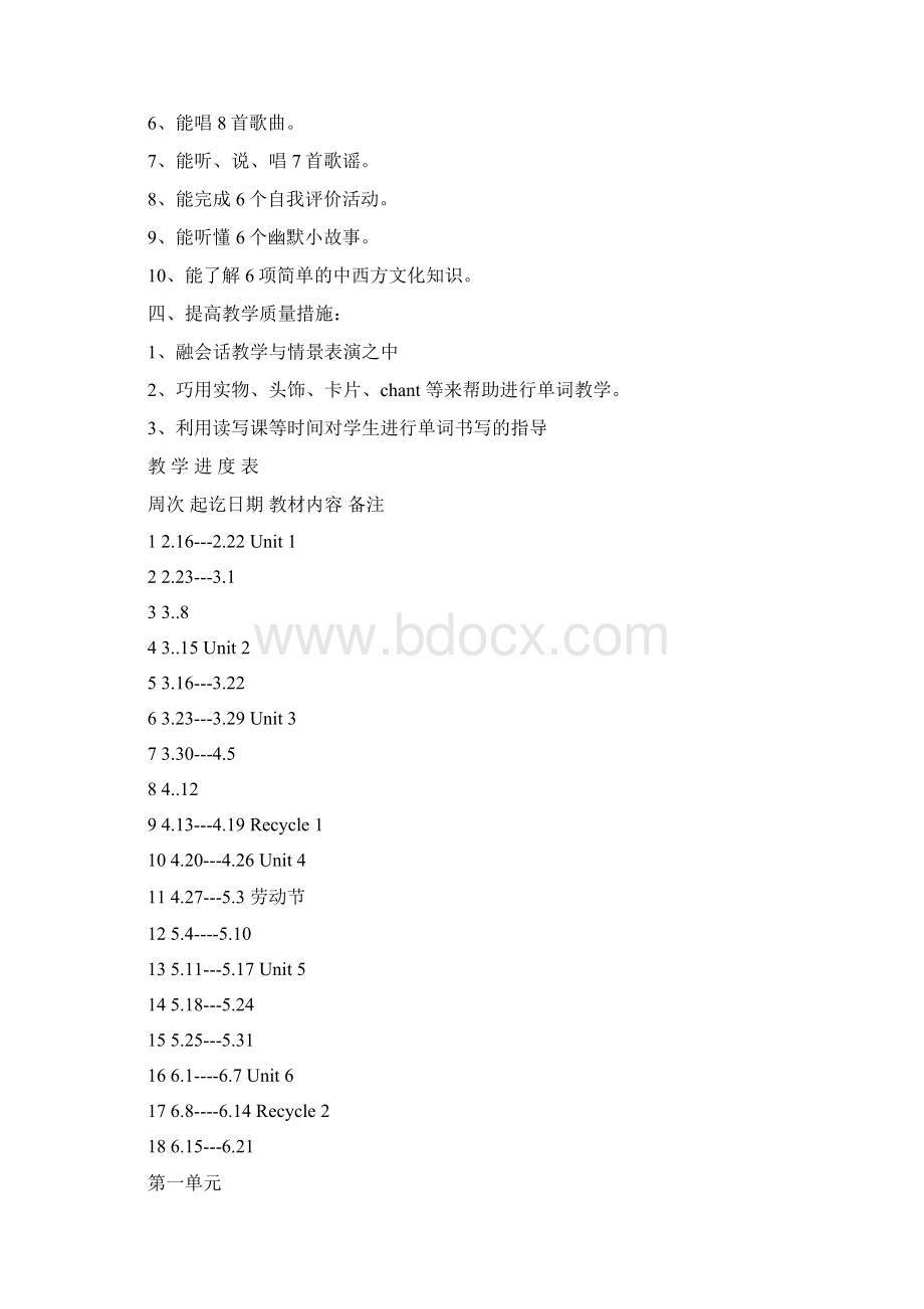 小学英语四年级下册全册教案2.docx_第2页