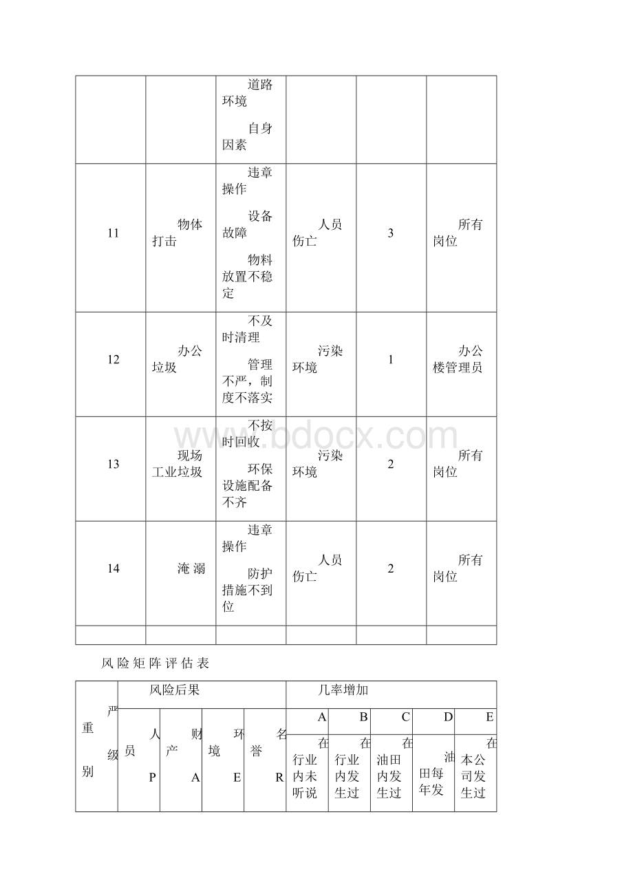 海上平台及管道安装工程HSE作业危险及控制管理办法文档格式.docx_第3页