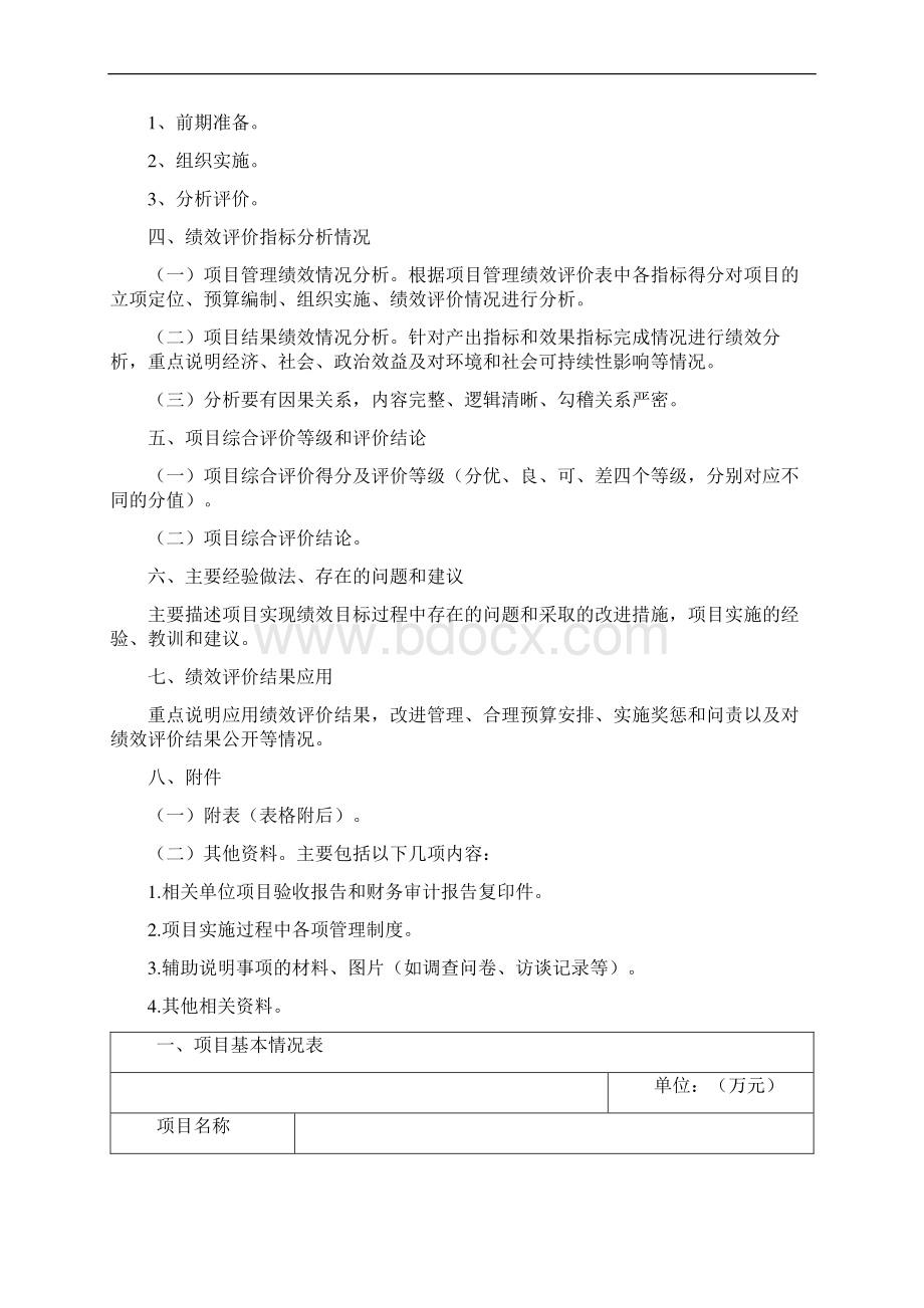 项目绩效评价报告 精品Word文档格式.docx_第2页