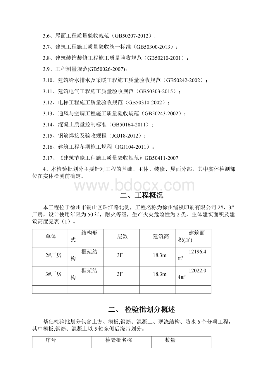 工程检验批划分方案Word文档格式.docx_第2页