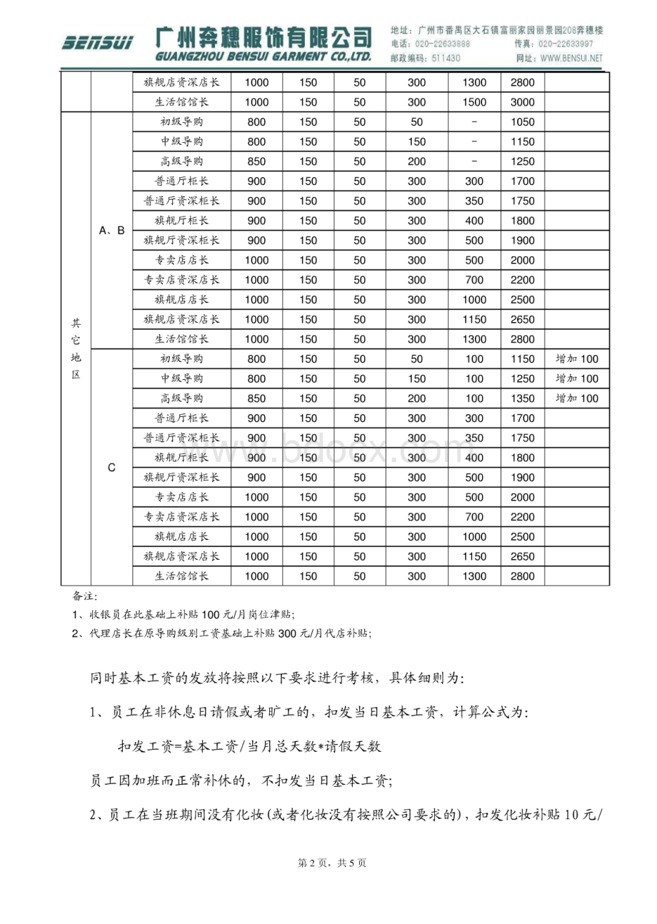 终端员工工资方案.pdf_第2页