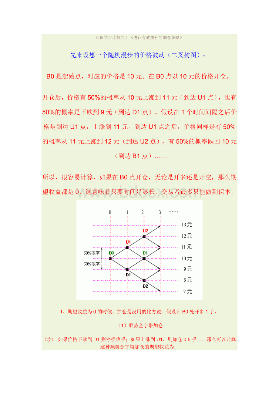 进行有效盈利的加仓策略文档格式.doc