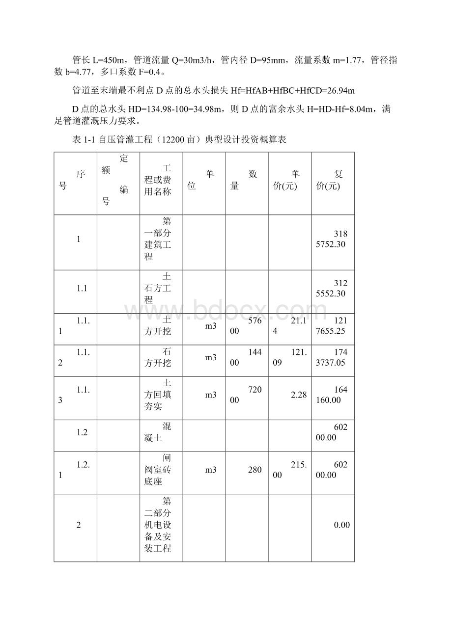 山丘区自流灌溉工程典型设计Word文件下载.docx_第3页